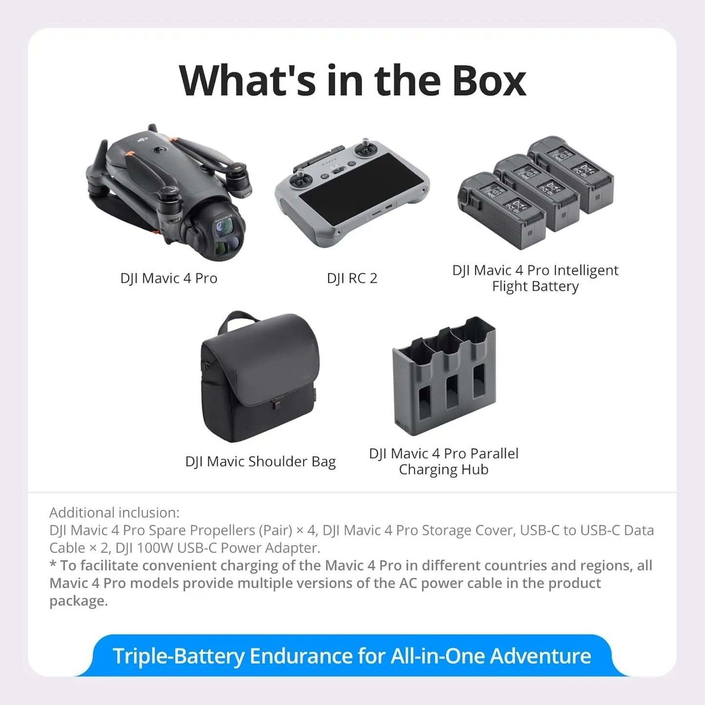 DJI Mavic 4 Pro Drone Fly More Combo With Flagship Tri Camera 100MP Hasselblad 30km Transmission For Professionals