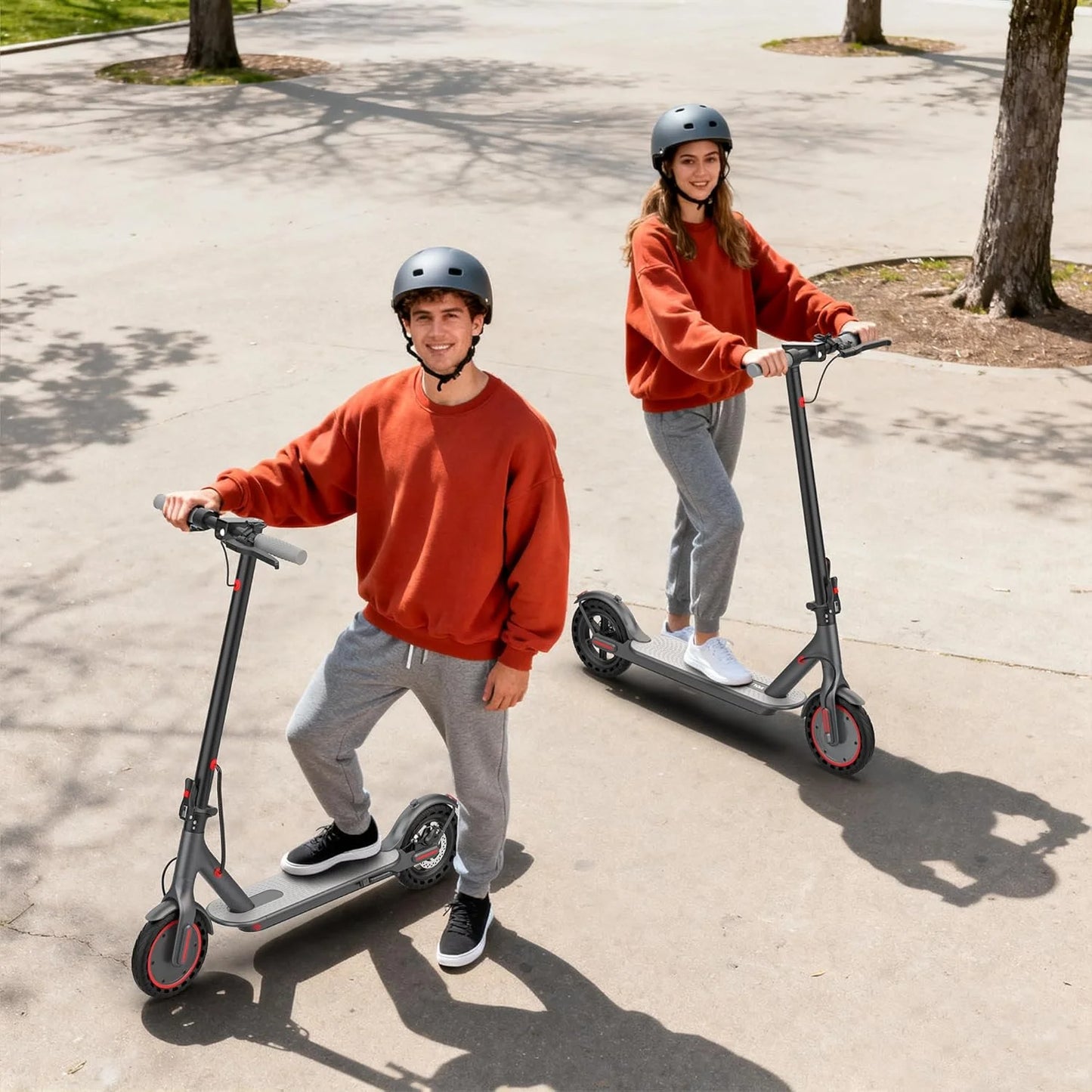 AOVOPRO ES80 350W Electric Scooter For Adults With Smart App Control Foldable 19MPH Max Speed 21 Mile Range