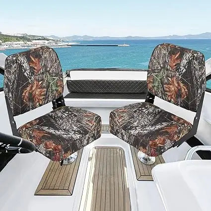 Boat Seats Low Back 2 Pack With Stainless Steel Screws Included Fold Down Chair For Fishing Boats Easy Install