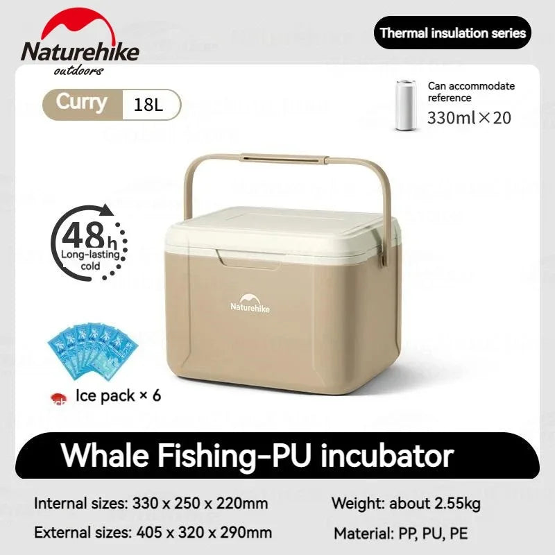 Naturehike Portable Insulated Cooler Box For Outdoor Picnics And Barbecues