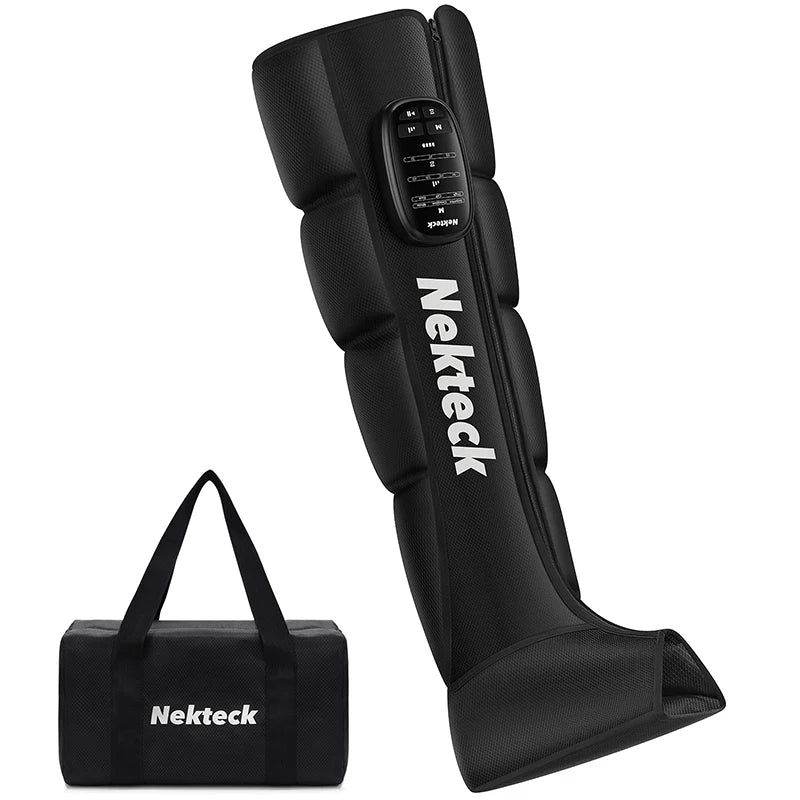 Nekteck Cordless Air Pressure Leg Massager For Foot And Calf Kneading Therapy Portable For Home Use