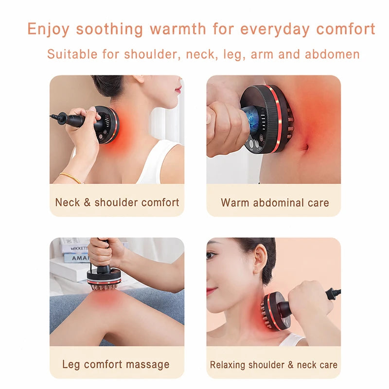 Beemyi Portable Electric Meridian Massage Brush For Pain Relief