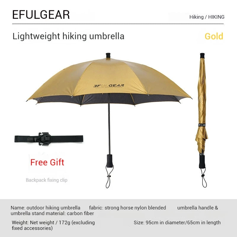 3 F UL GEAR Hiking Umbrella Carbon Fiber Ultralight Handsfree