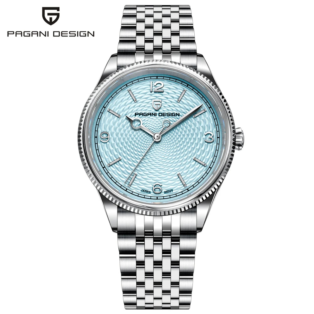 PAGANI DESIGN Men's Luxury Quartz Stainless Steel Sports Watch