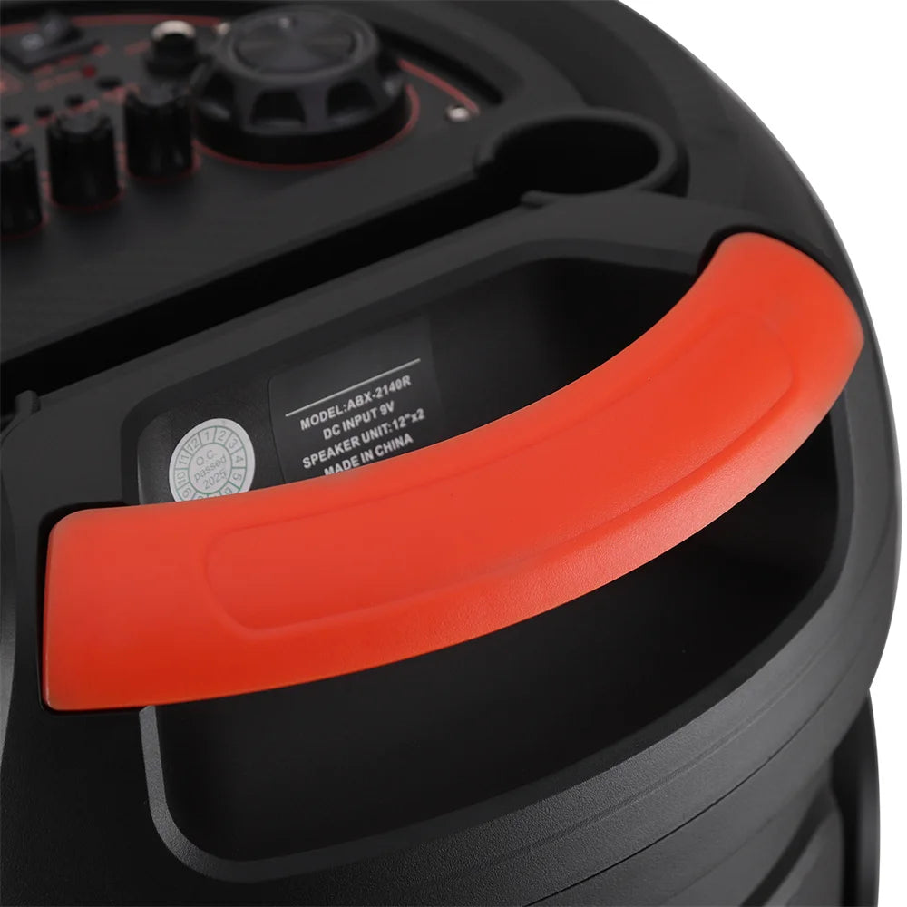 CURUK Dual Bluetooth Speaker Boombox Loud Party Subwoofer