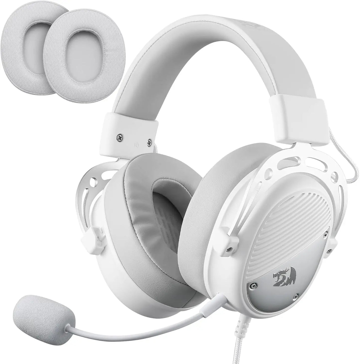 Redragon H730 USB Wired Gaming Headset 360 Spatial Sound Detachable Mic