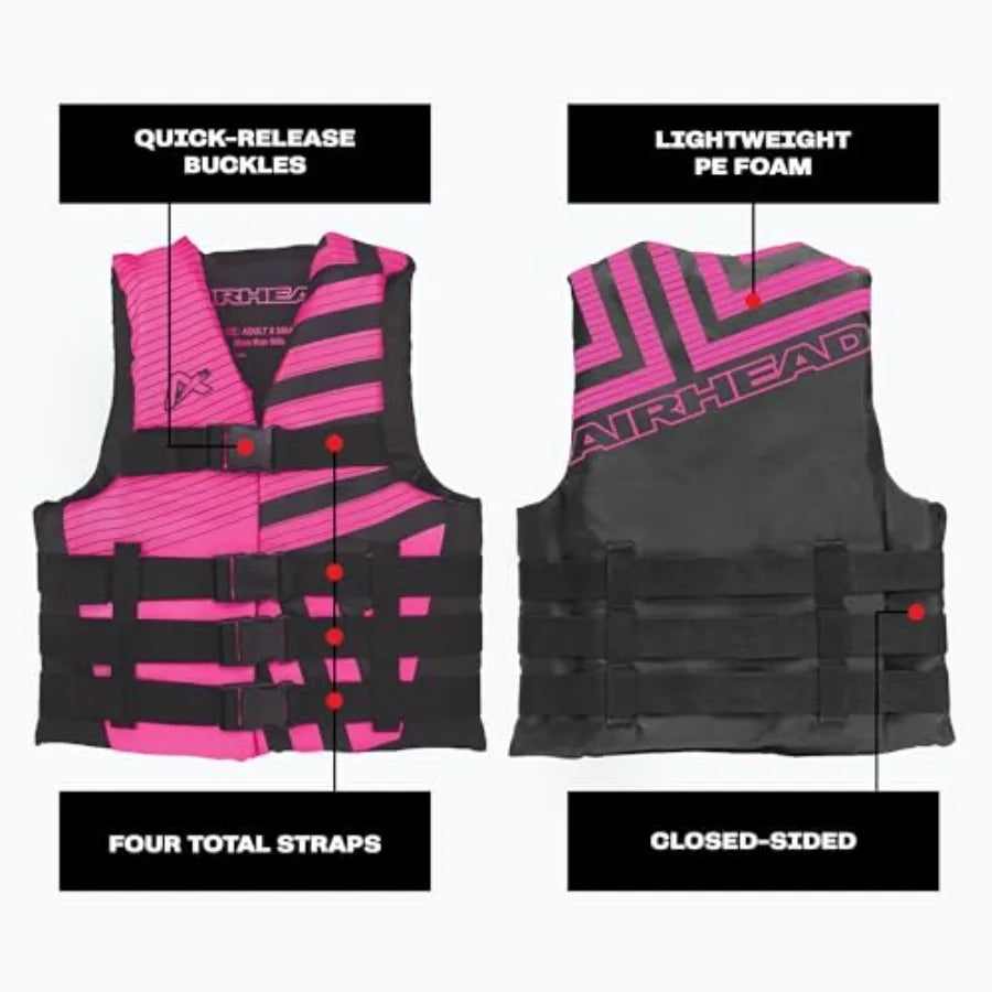 Trend USCG Approved Life Jacket for Adults and Kids Water Sports Vest for Boating and Tubing