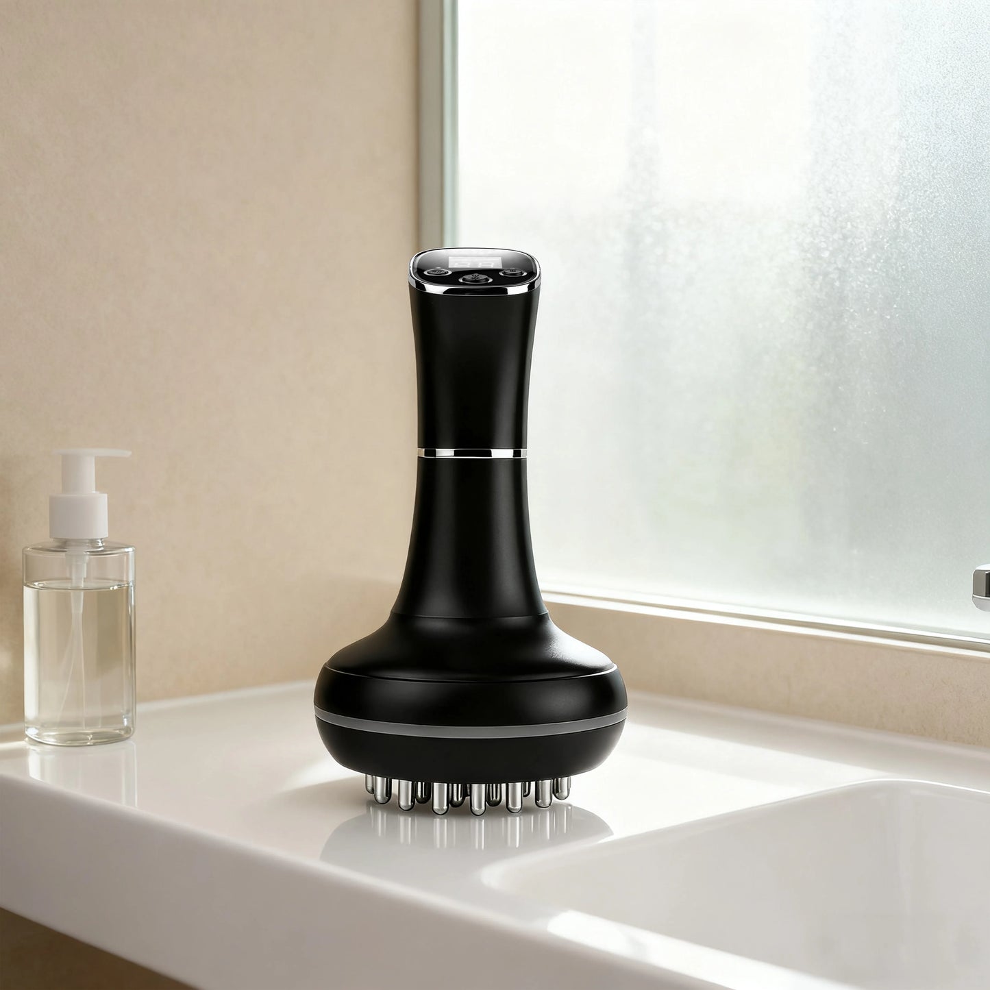Aedwdpe Electric Heated Vibration Meridian Body Massage Brush