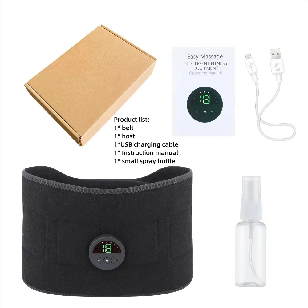 Jitesy Rechargeable EMS Abdominal Muscle Trainer Belt