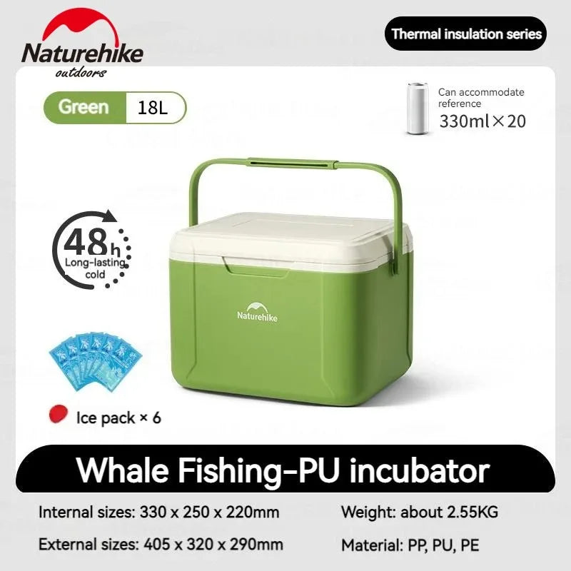 Naturehike Portable Insulated Cooler Box For Outdoor Picnics And Barbecues