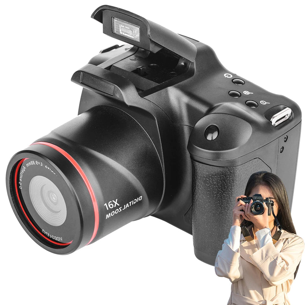 Shunmaii 1080P 16MP Digital Camera With 16X Zoom Camcorder
