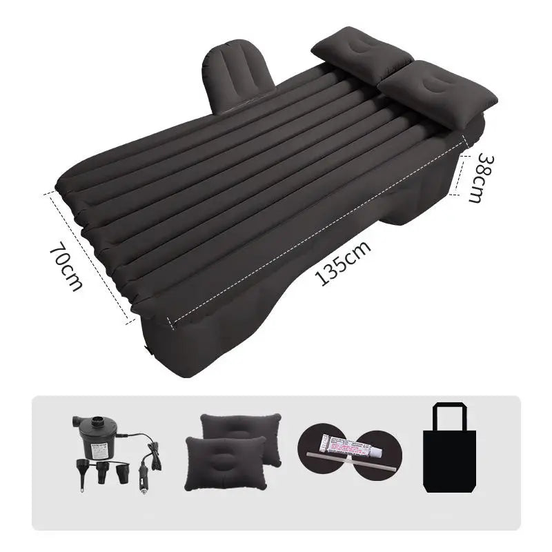 Portable Inflatable Car Back Seat Mattress Air Bed For SUV