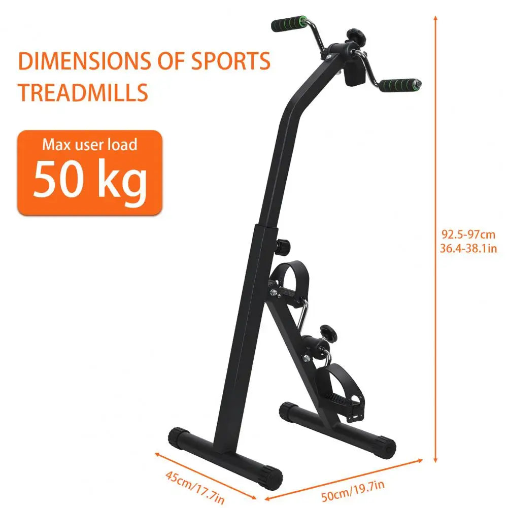 Adjustable Hand And Leg Pedal Exerciser For Seniors Fitness Training