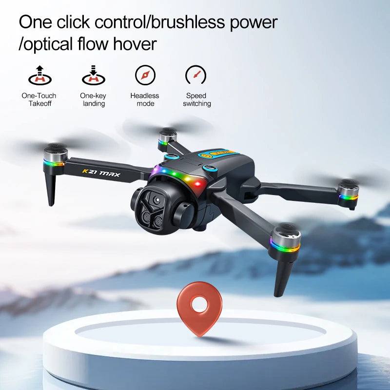 Max FPV Drone With 4.3 Inch Built In Screen No Phone Required Remote Controller For Beginners And Adults