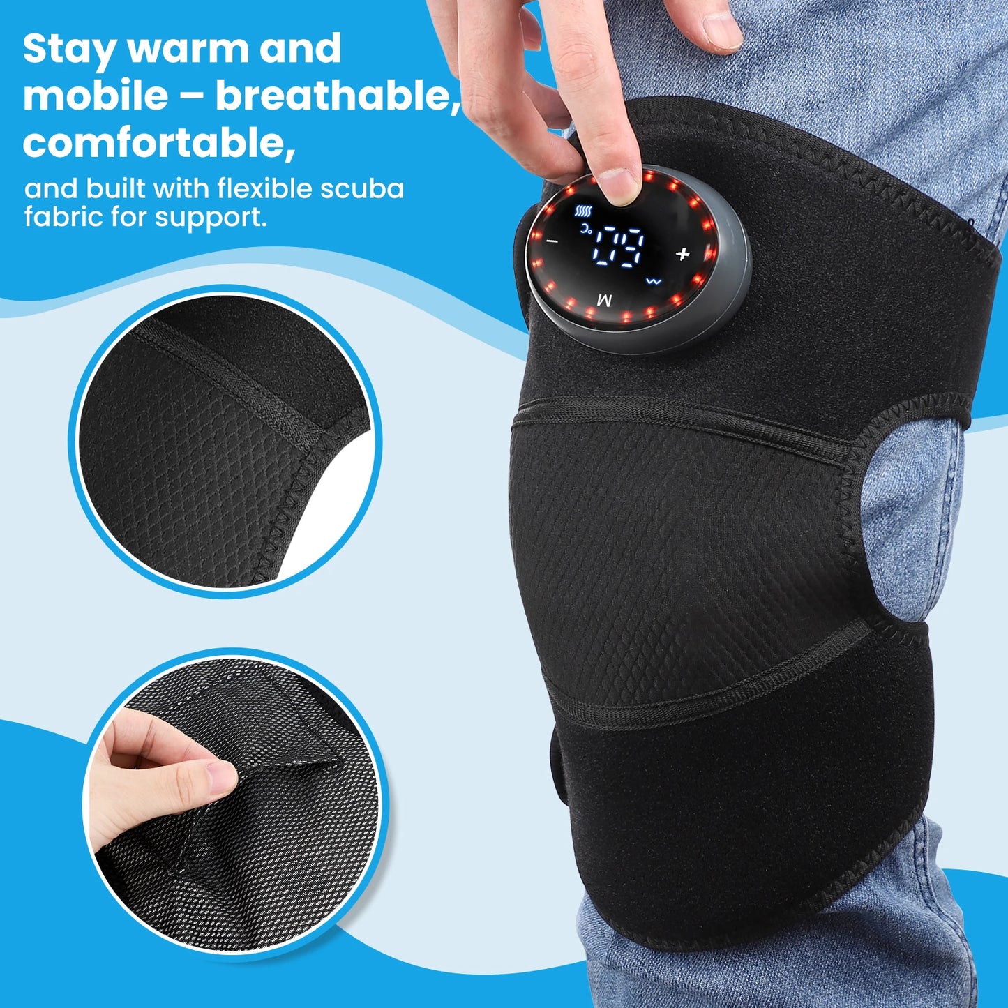 Hailicare Intelligent Electric Heating Knee Joint Protector With Vibration
