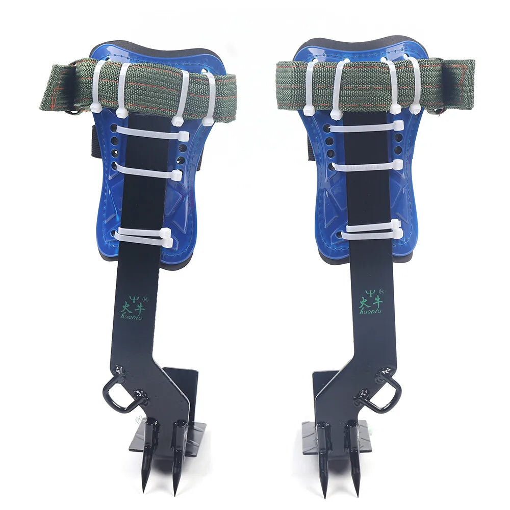 Tree Pole Climbing Spike Set With Rope Lanyard And Carabiner