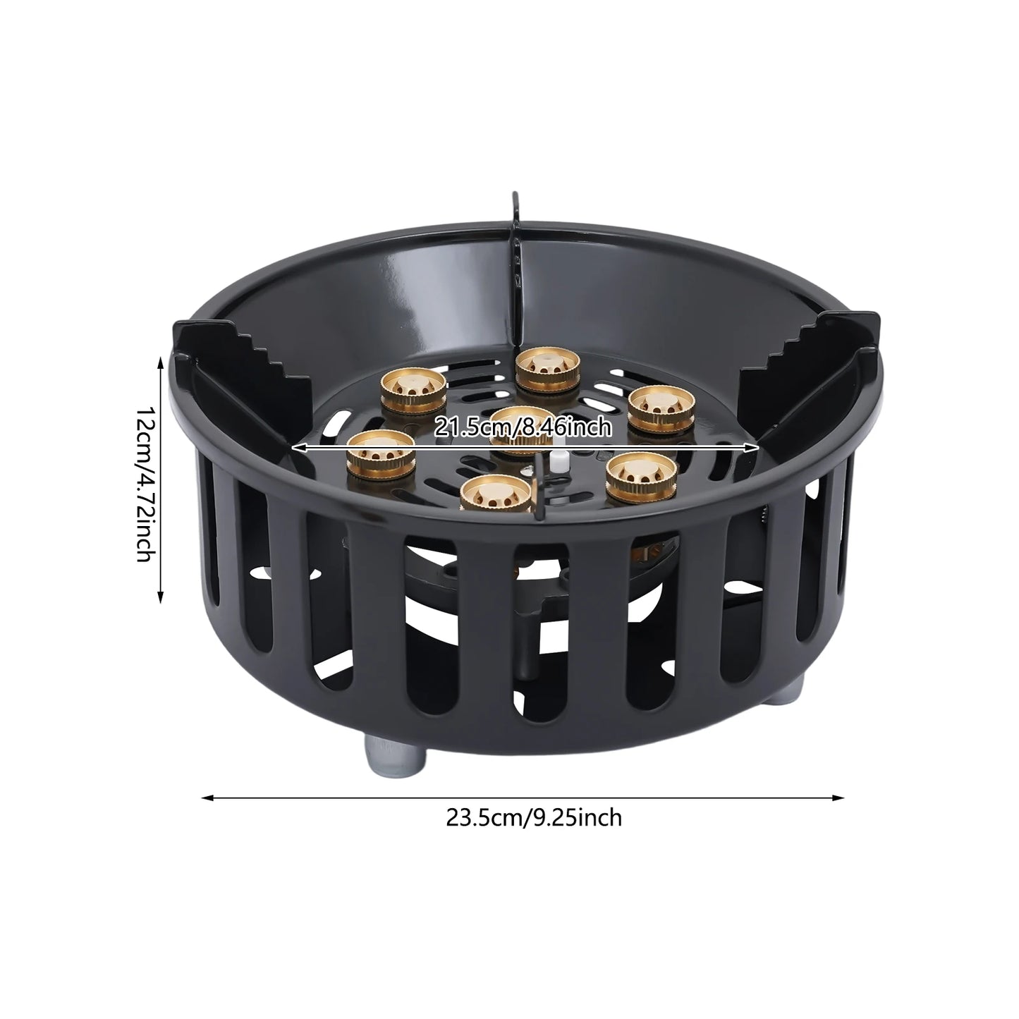 Portable Windproof Gas Stove 72000BTU Cooker With Ignition For Outdoors