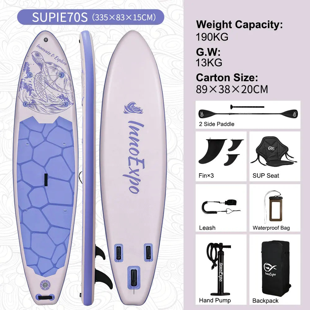 InnoExpo Inflatable Stand Up Paddle Board Surf Sup