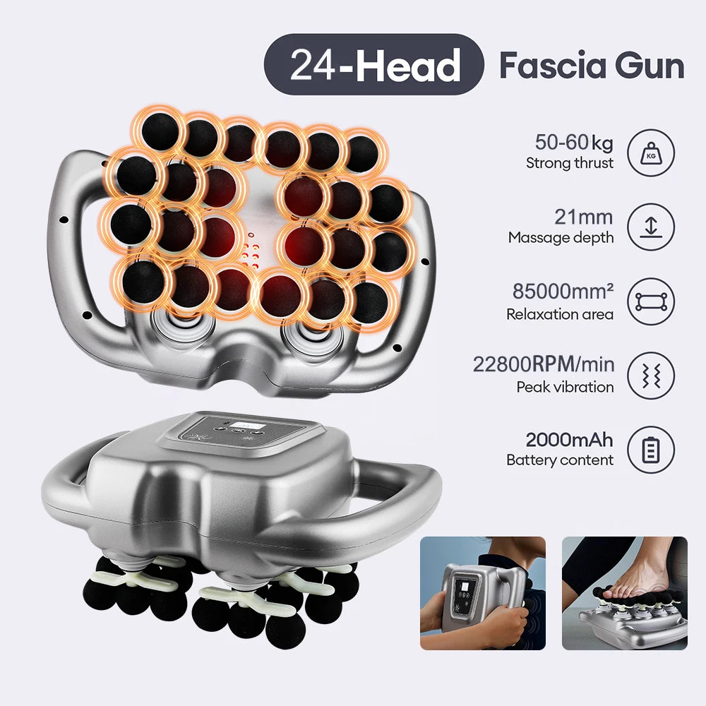 Foreverlily 9 Speed Percussion Massage Gun For Muscle Recovery