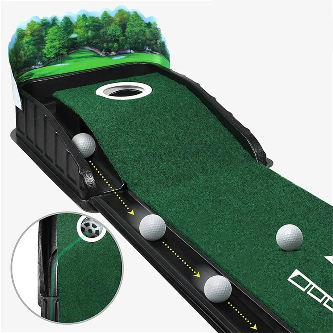 Automatic Golf Practice Ball Pad Auto Ball Return Recycling Trainer