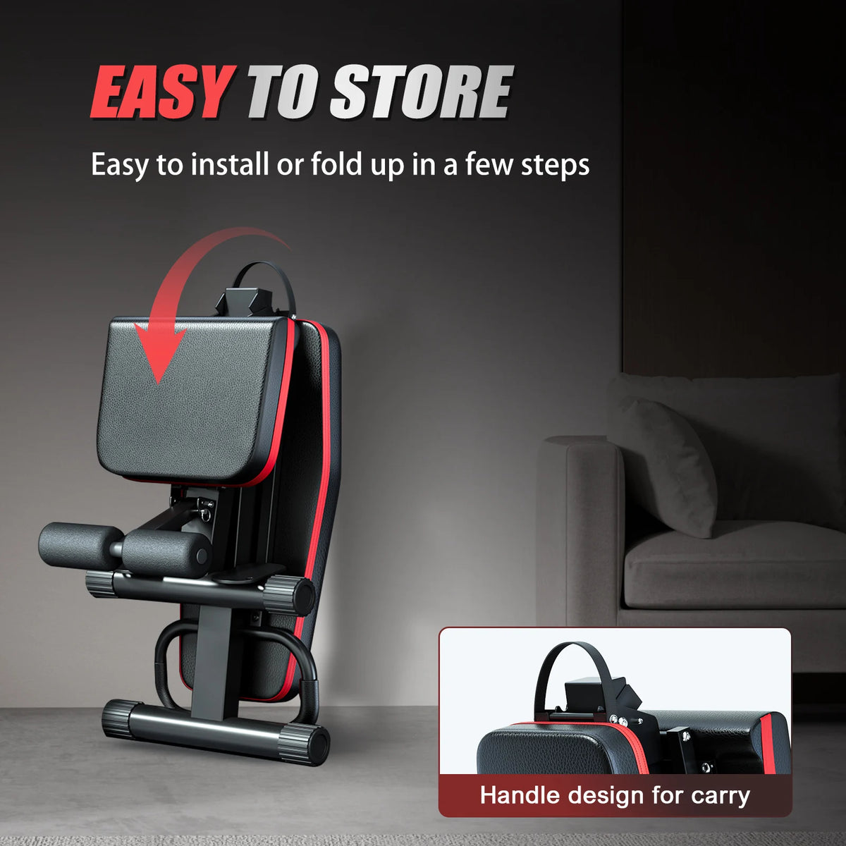 Foldable Adjustable Weight Bench for Full Body Strength Training
