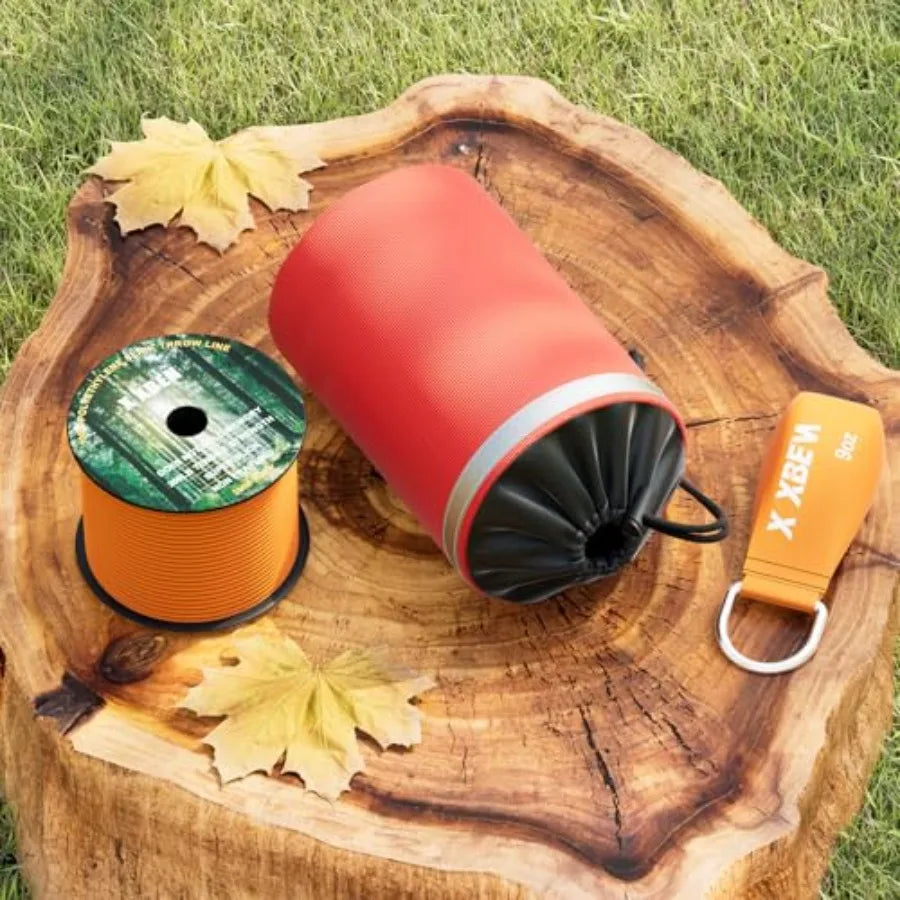 XBEN Arborist Throw Line Kit Reflective Storage Bag for Tree Climbing