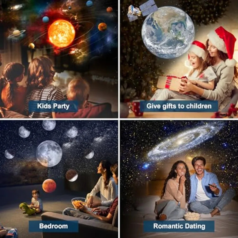 Galaxy Projector For Bedroom Nebula Light With Timer