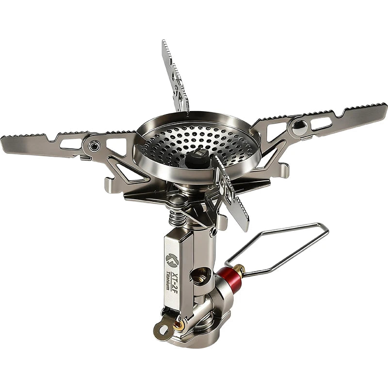 Campingmoon Portable Titanium Rocket Stove Outdoor Hiking Camping Mountaineering