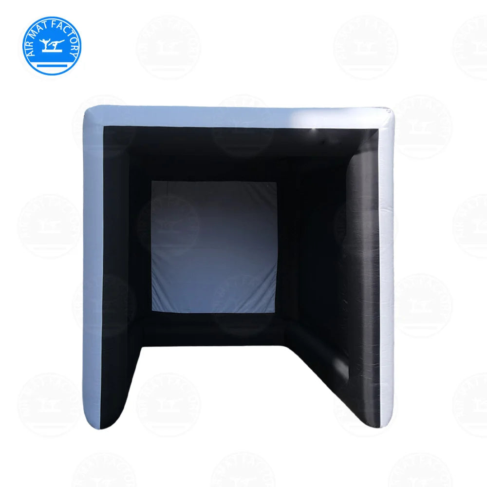 Inflatable Golf Simulator Training Cage With Built In Electric Fan