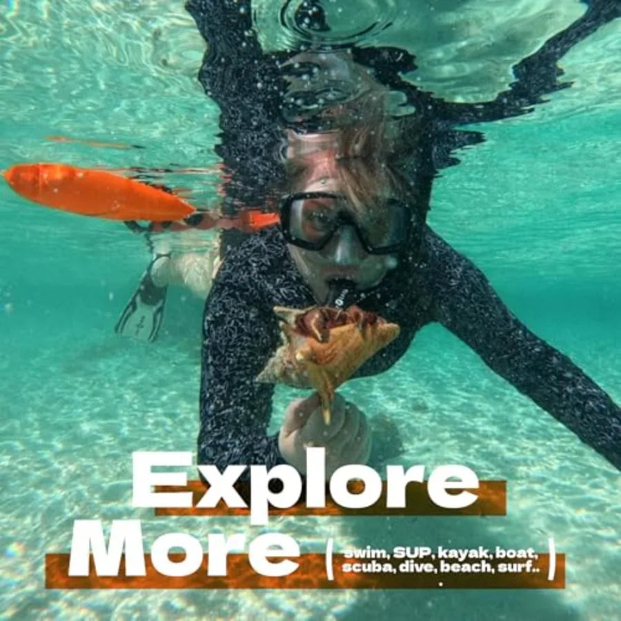 Open Water Swim Buoy With 15L Dry Bag Fully Waterproof Floating Safety Bubble High Visibility