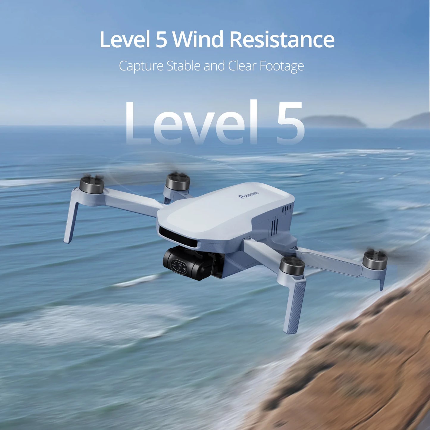 Potensic 4K GPS Drone With 3-Axis Gimbal And Visual Tracking