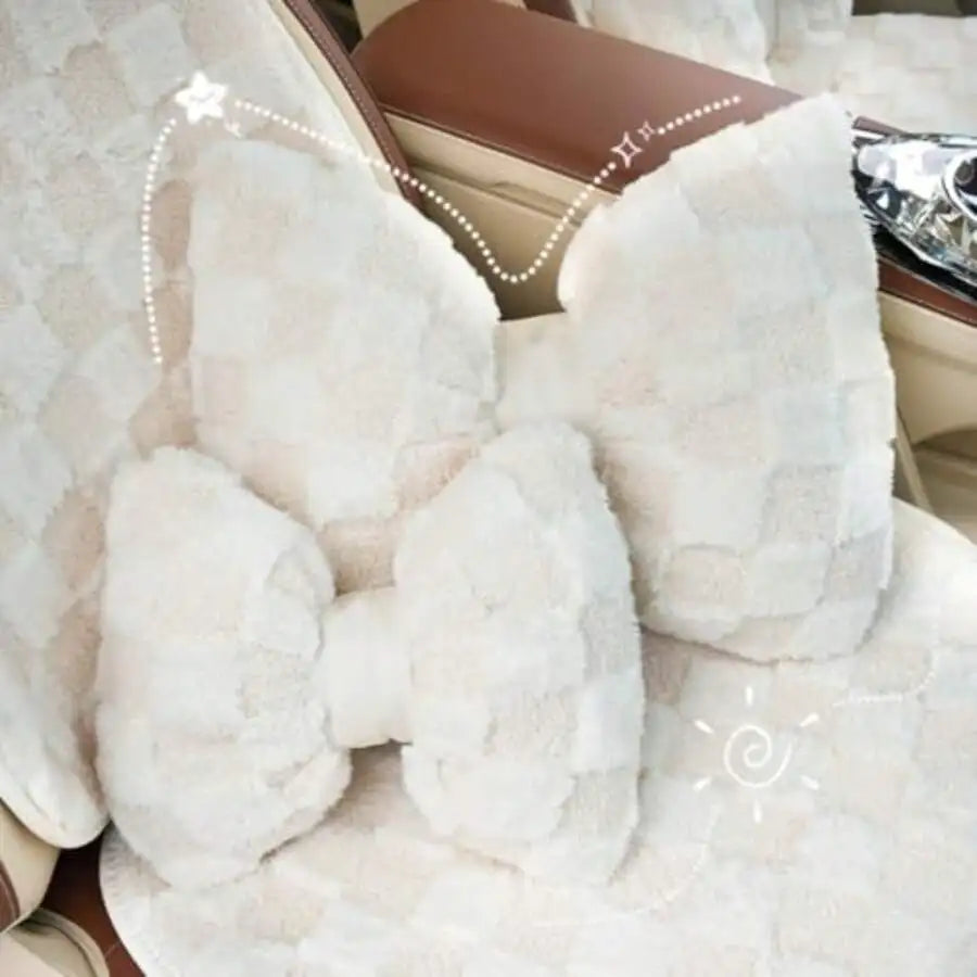 4 Pack Car Neck Pillow And Lumbar Support Cushion Bundle