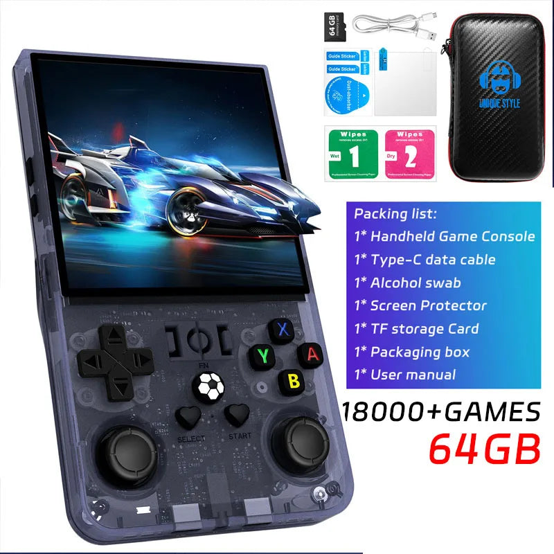 AISLPC R36MAX Retro Handheld Game Console Portable Pocket Player