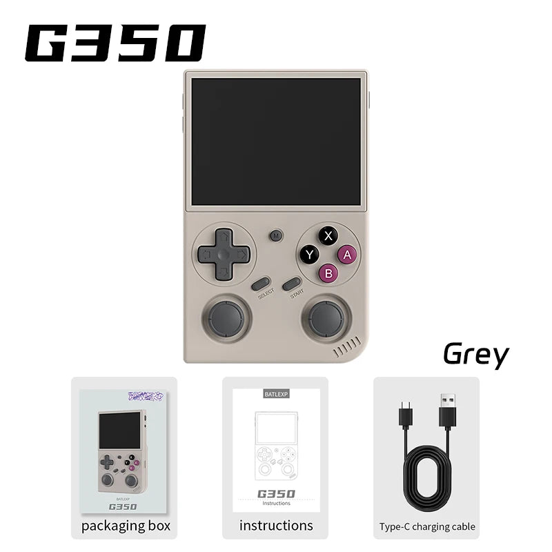 Coopreme G35 Retro Handheld Game Console RK3326 3200mAh Battery