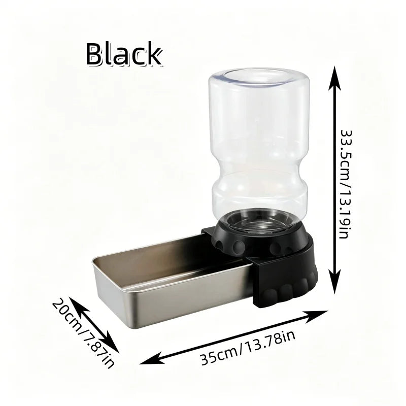 BOOTEELY Pet Water Dispenser 4L Gravity Set Automatic Water Dispenser for Dogs Cats Pets Animals Large Capaci