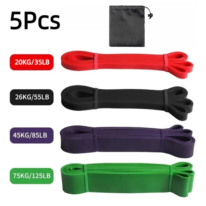 Tpe Elastic Band Resistance Training Set For Full Body Workouts
