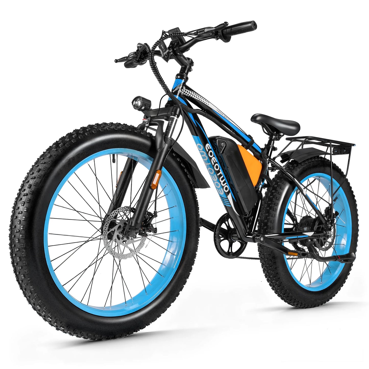 EOEOTWO 26 Inch Fat Tire Electric Bike For Adults 48V 20Ah 1000W Motor Up To 30MPH
