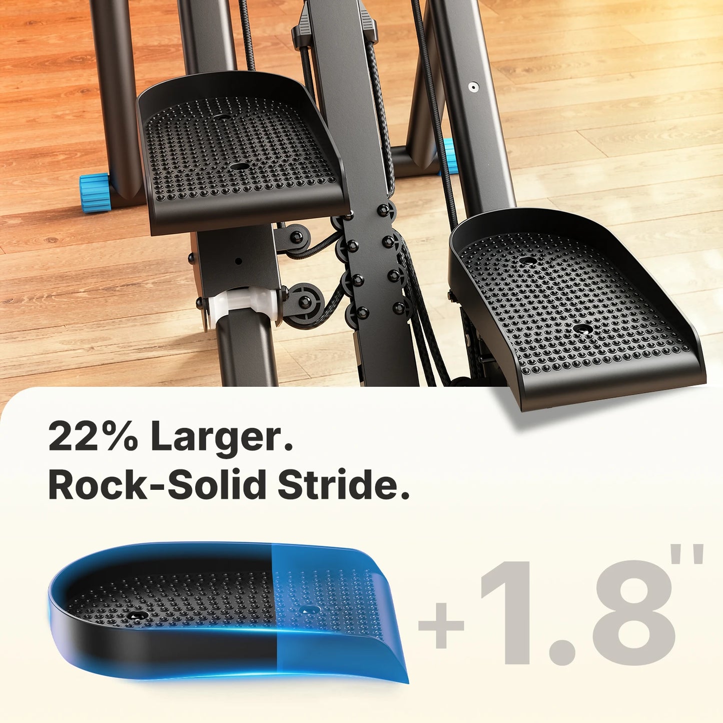 Merach Foldable Adjustable Stair Stepper Full Body Home Workout