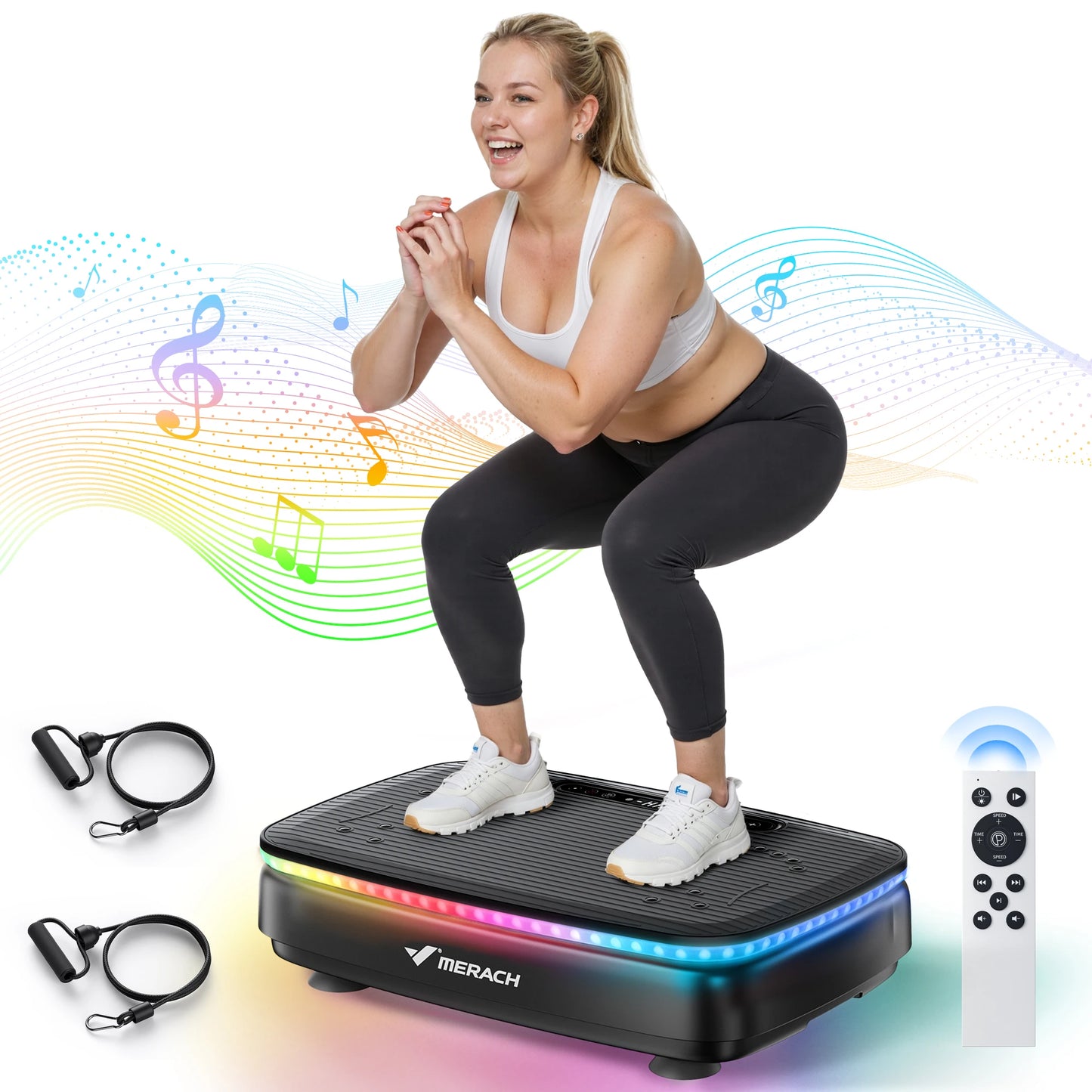 Merach Whole Body Vibration Plate Fitness Exercise Machine