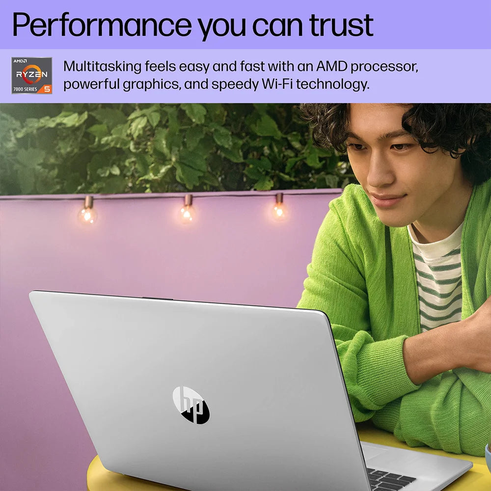 HP Ryzen 5 7530U Laptop HD Plus Touchscreen 4TB SSD
