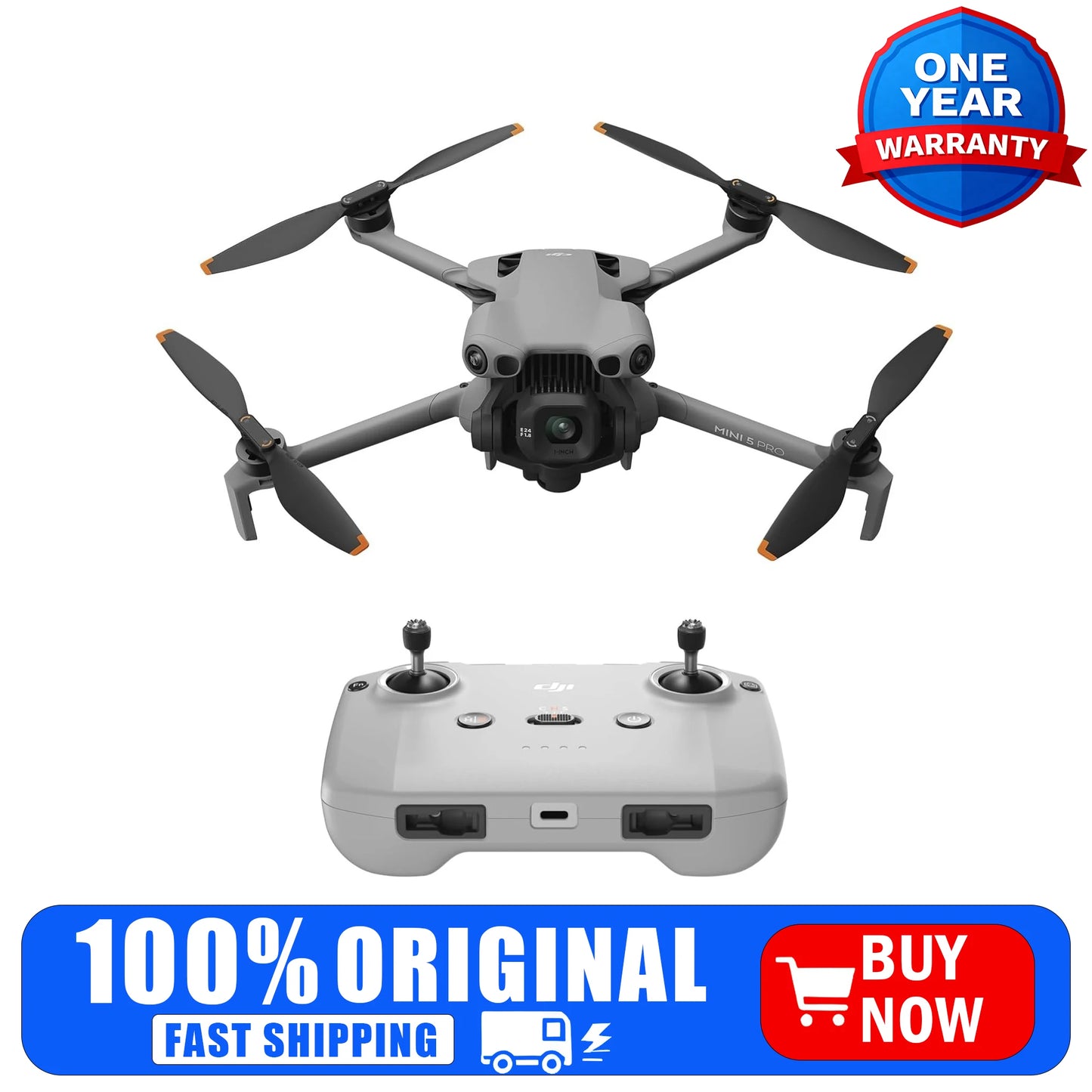 DJI Mini 5 Pro Drone 4K Camera With 1 Inch Sensor And Omnidirectional Obstacle Sensing For Travel Photographers
