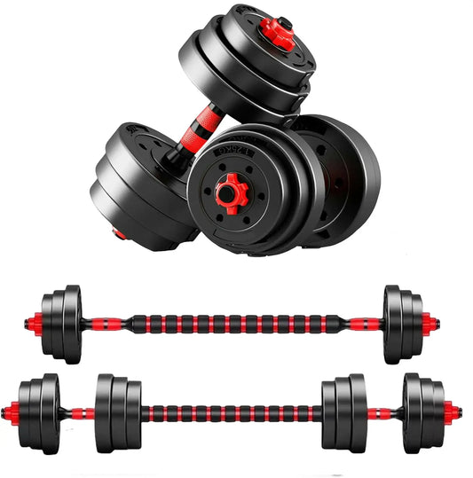 Adjustable Dumbbell Set with Ergonomic Handles for Home Strength Training