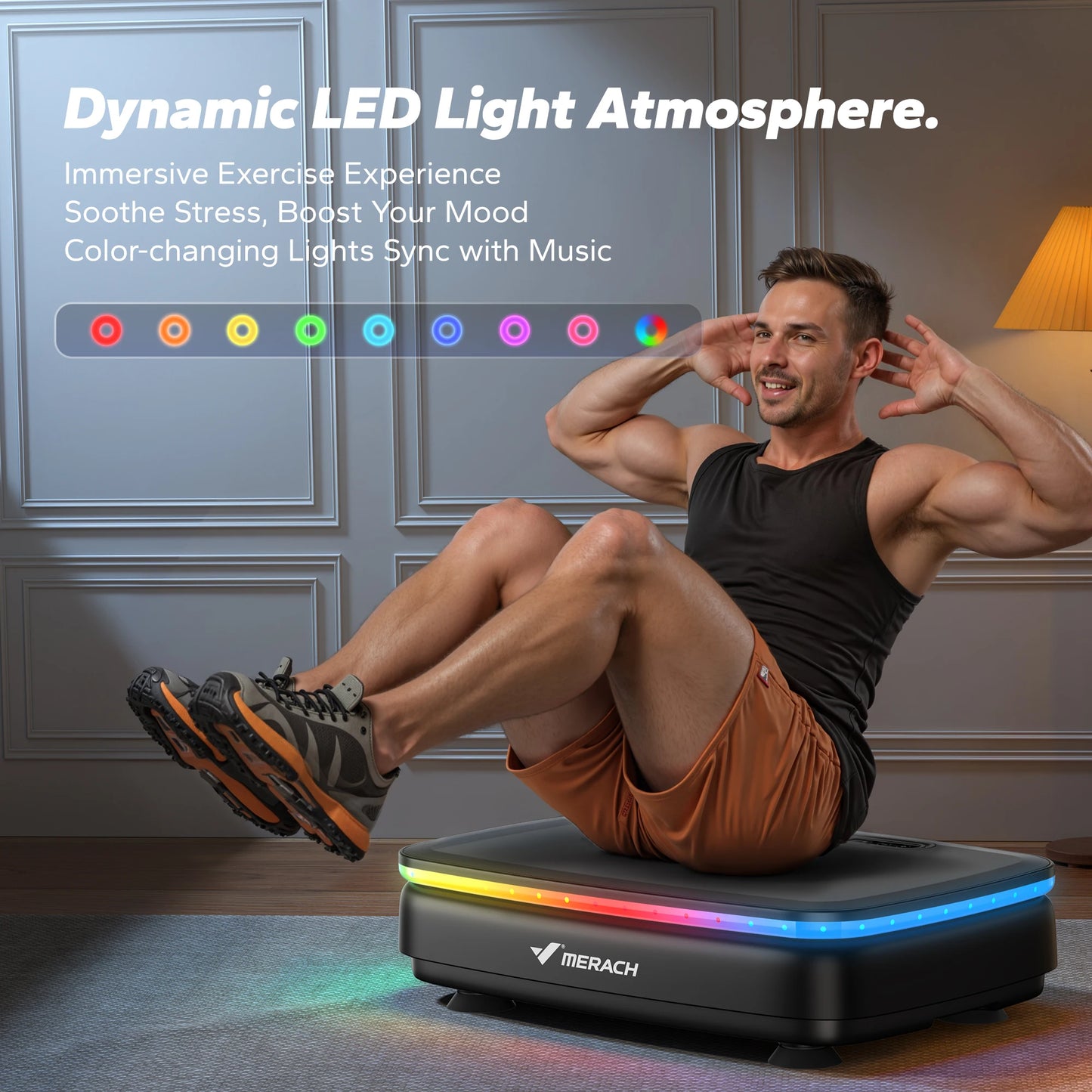 Merach Whole Body Vibration Plate Fitness Exercise Machine