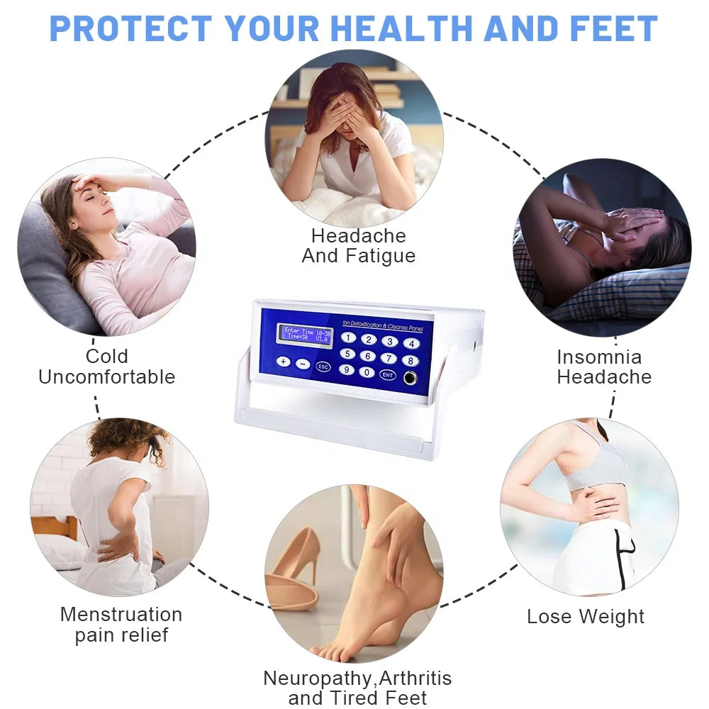 VNIOLIFE Ionic Foot Bath Detox Machine With LED Display