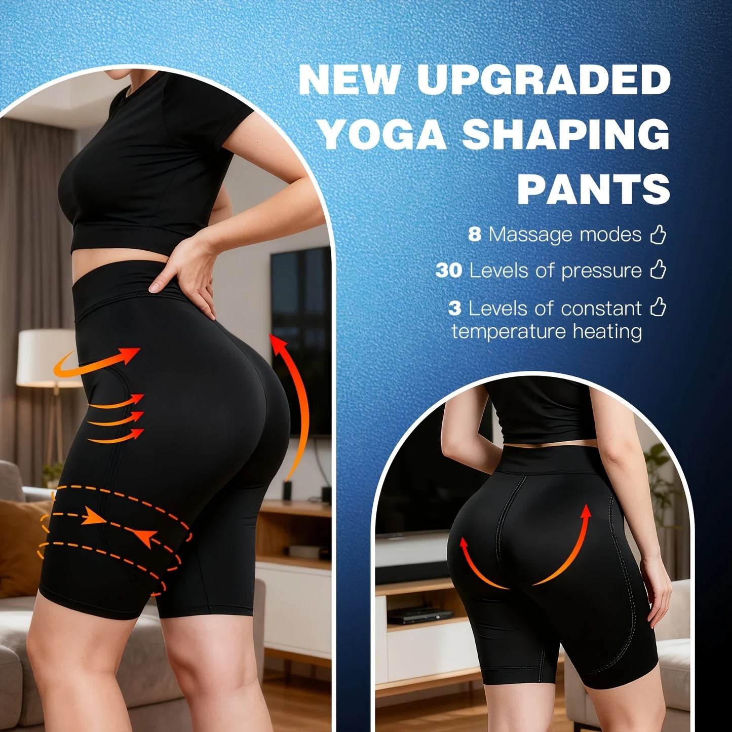 Jitesy EMS Glute Lift Massage Pants With 4D Microcurrent Muscle Stimulation