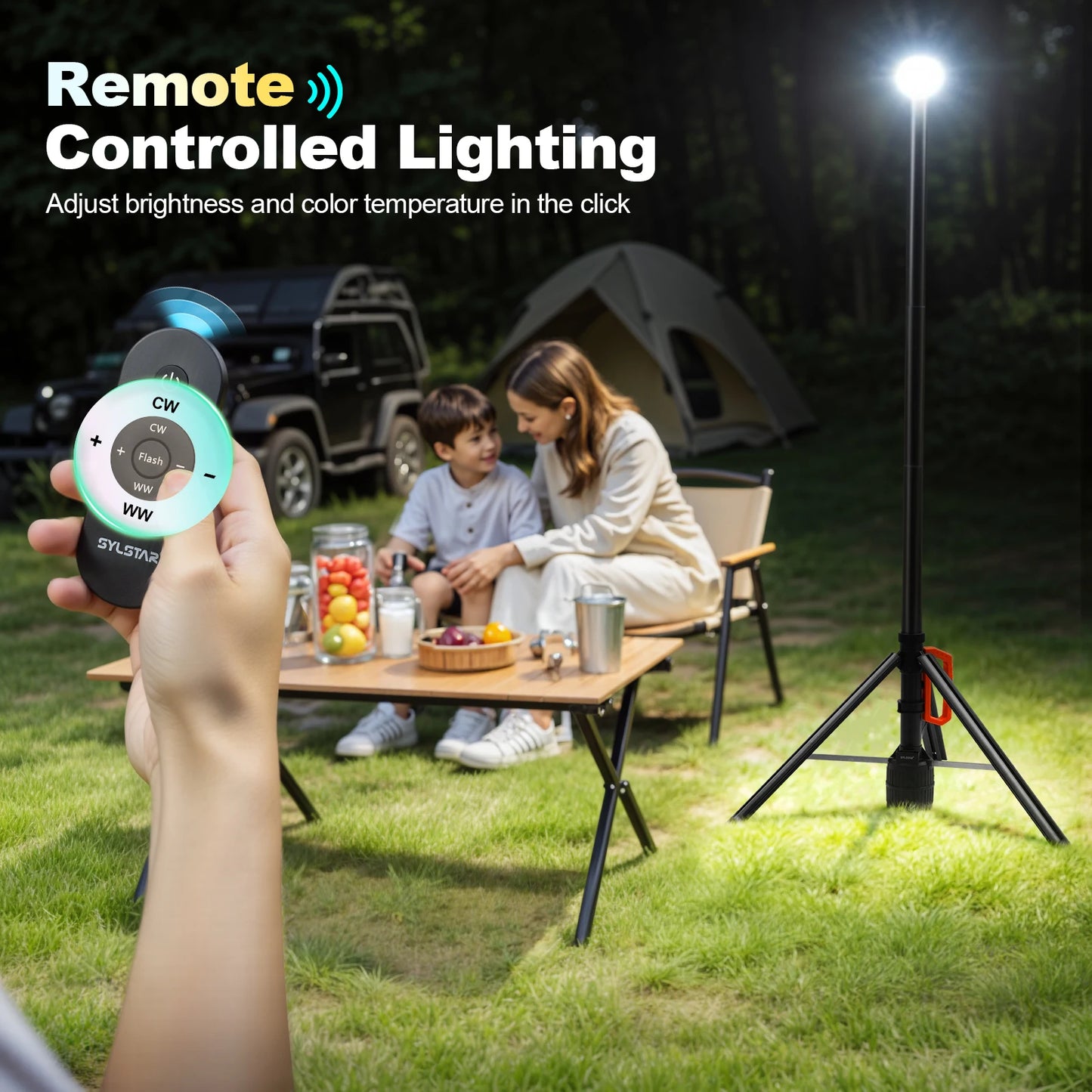 Rechargeable 360 Degree Work Light With Remote Control 3CCT