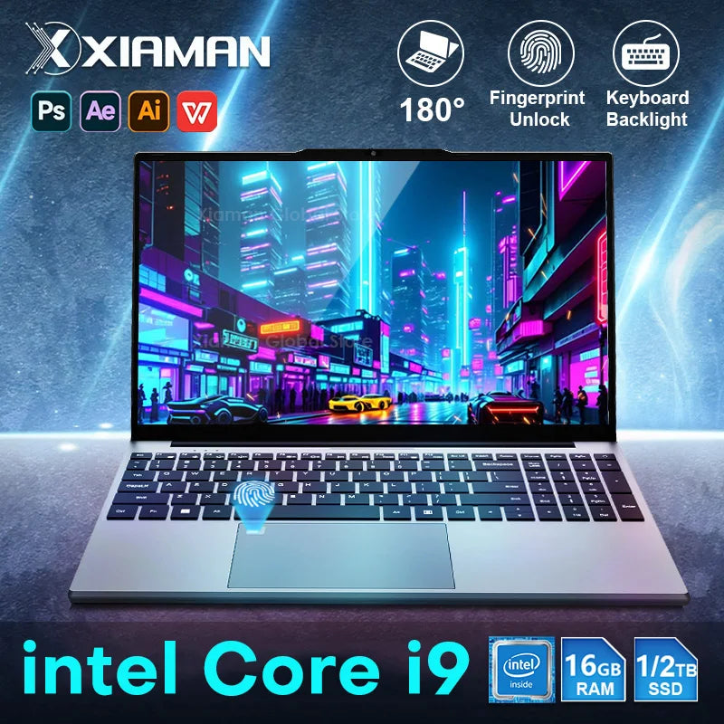 Xiaman Gaming Laptop I9 10980HK 2TB SSD 16GB RAM Fingerprint