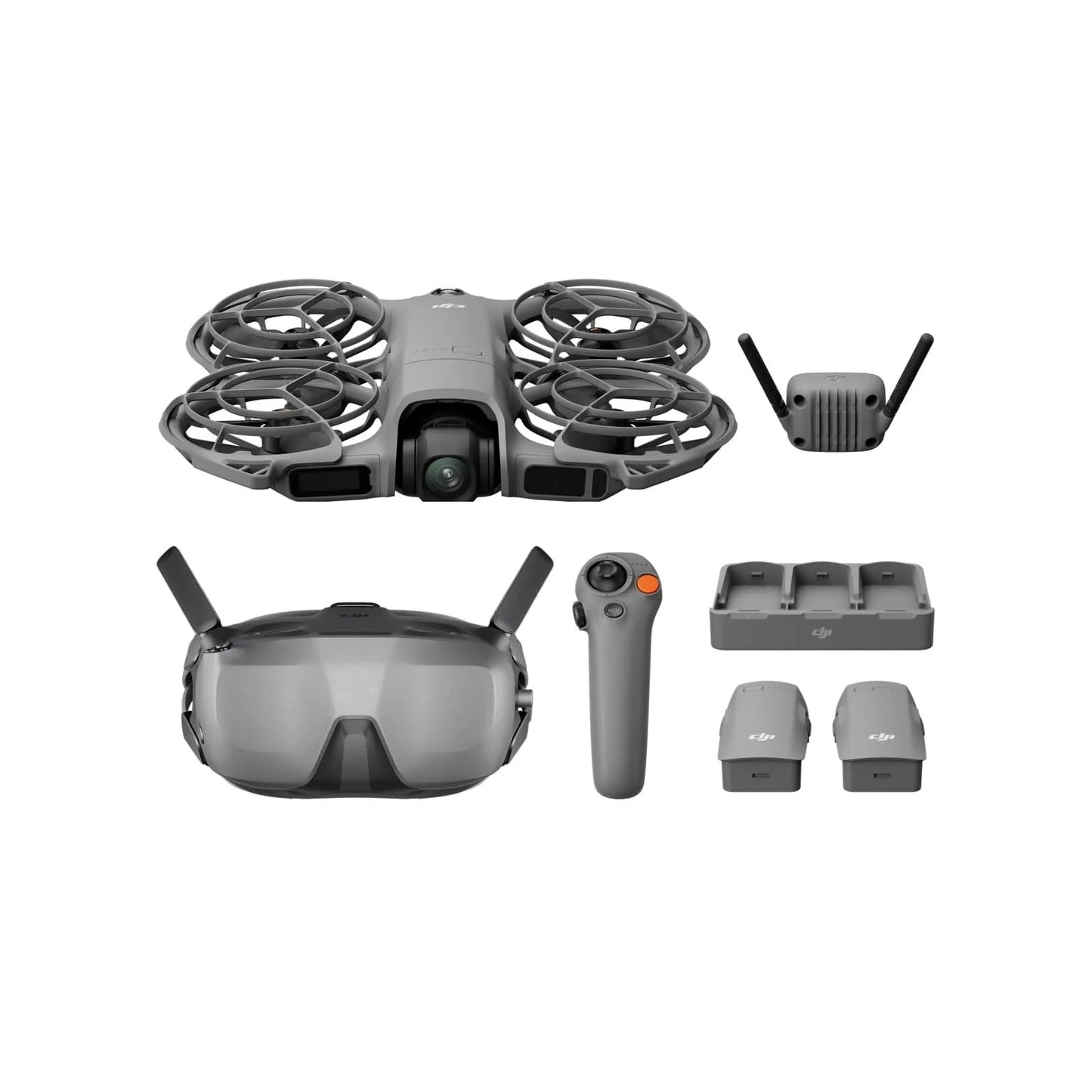 DJI Neo 2 Motion Drone Fly More Combo With 4K FPV Camera For Beginners Goggles And 3 Batteries