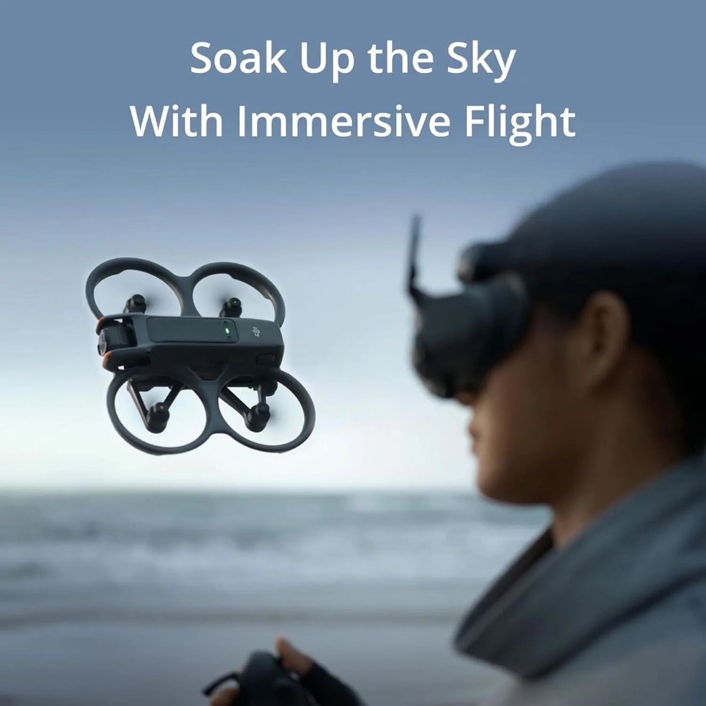 DJI Avata 2 FPV Drone Fly More Combo With 3 Batteries 4K Camera Immersive Experience For Adults