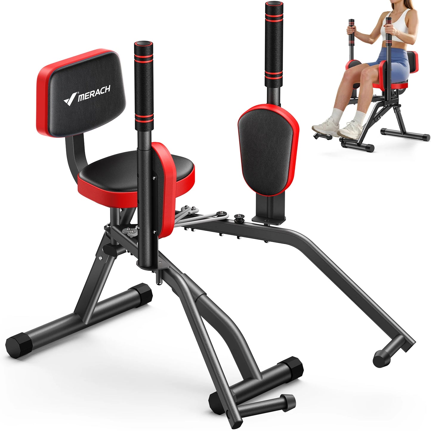 Merach Hip Abductor Leg Trainer With Adjustable Resistance For Glutes